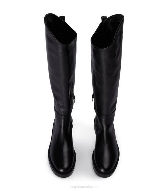 kniehohe Stiefel| de Tony Bianco Frauen Tyler-Kalbsstiefel schwarze Komo 4624413